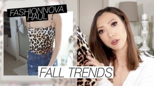 'Summer to Fall Trends Fashion Nova Haul 2018'