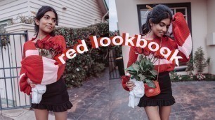 'Red Fashion Lookbook | Tumblr Inspired (Aesthetic)'