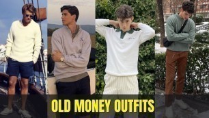 'Old money Outfits For Men\'s | Aesthetic Preppy Style | Vintage Outfits Men | Soft Boy Outfits'
