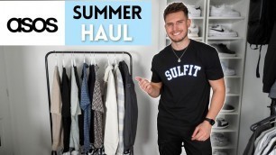 'HUGE ASOS Men\'s Clothing Haul & Try-On | Summer Outfit Idea\'s 2022'