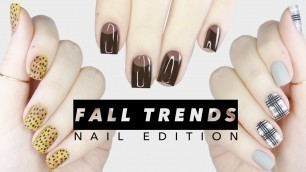 'Fall 2018 Fashion Trends Inspired Nail Art'