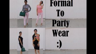 'Formal Wear | Converting Formal to Party Wear | Fashion Hacks | Indian Youtuber |'