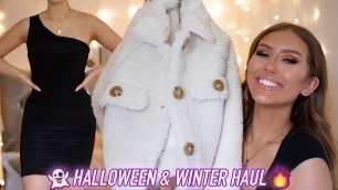 'THE BIGGEST WINTER CLOTHING HAUL! HALLOWEEN & GLAM OUTFITS 2019 (MISSGUIDED) ad  | Hannah Renée'