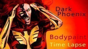 'Dark Phoenix Bodypaint Time Lapse'