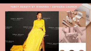 'Fenty Beauty Launch Rihanna Takesover Sephora (FB Live) High Quality 720 HD | Fenty Review'