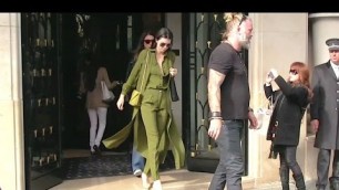 'EXCLUSIVE - Kendall Jenner leaving the George V palace in Paris'