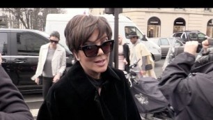 'Reality TV celebrities Kendall and Kris Jenner in Paris'