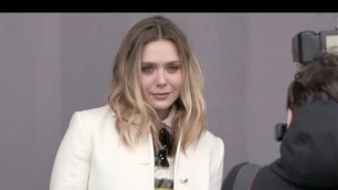 'Elizabeth Olsen at Gucci Fashion Show in Milan'