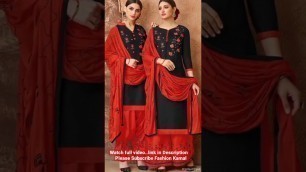 'Latest Long And Short Contrast Suits Women Dresses Fashion'