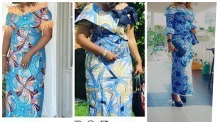 'last African women\'s elegant dresses in Ankara fashion styles.congolese Nigeria dresses styles'