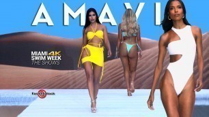 'AMAVI Luxe Swimwear - 4K | Official Miami SwimWeek ™ The Shows 2022 | Sexy Runway Bikini Girls'