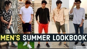 'Men\'s Summer Fashion Lookbook 2021 | 5 easy outfits for men | Men\'s Fashion'