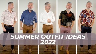 'SUMMER Outfit Ideas For Men 2022 | Featuring Express'