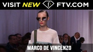 'First Look Milan Spring/Summer 2017 - Marco de Vincenzo | FashionTV'