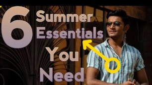 'Summer Essentials Every Guy Should Have | Men\'s Fashion | Hindi'