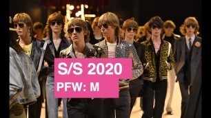 'Celine Spring/Summer 2020 Men\'s Runway Highlights | Global Fashion News'