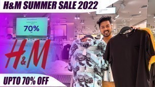 'H&M SUMMER SALE 2022 | H&M INDIA SUMMER FASHION HAUL MEN | VINEET GAUR'