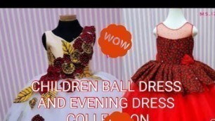 'Outstanding Children Ball and Evening dress/ African Inspired Children\'s Ball and Evening Dress'
