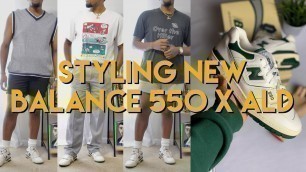 'Styling New Balance 550 X Aimé Leon Dore Shoes | Men\'s Summer Fashion Style 2022'