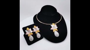 'African Inspired Gold Jewelry Wedding Sets'