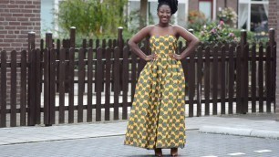 'ANKARA MAXI DRESS || AFRICAN PRINT INSPIRED || OUTFIT OF THE DAY || ADEDE`'