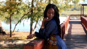 'African Inspired (body wrap dress) : Outfit of the Day'