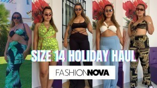 'Fashion Nova Haul Size 14 | Midsize Try On Haul'