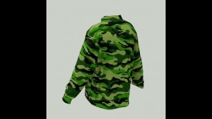 'APP9033 Men’s Softshell Sublimated Camo Jacket Rotate View'
