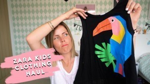 'KIDS CLOTHING HAUL | ZARA | BOYS AND GIRLS'