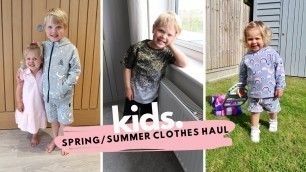 'BOYS & GIRLS SPRING/SUMMER KIDS CLOTHING HAUL'