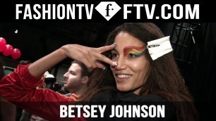 'Makeup at Betsey Johnson Spring 2016 New York Fashion Week | FTV.com'