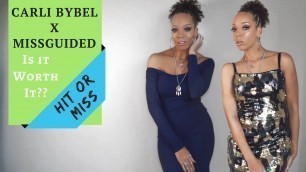 'CARLI BYBEL X MISSGUIDED Fall/Winter Collection | Missguided Try On Clothing Haul | HONEST REVIEW'